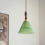 Royale Suspension Conique Botanique Verre - Neutralighting