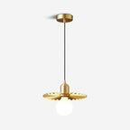 Rozeta Suspension en Laiton Plissé Moderne - Neutralighting