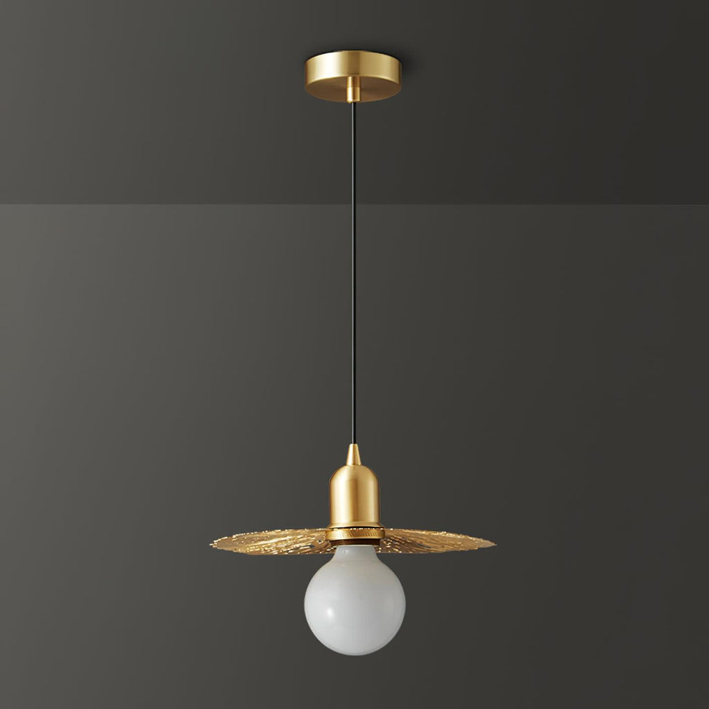 Rozeta Suspension en Laiton Plissé Moderne - Neutralighting