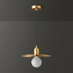 Rozeta Suspension en Laiton Plissé Moderne - Neutralighting