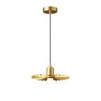 Rozeta Suspension en Laiton Plissé Moderne - Neutralighting