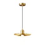 Rozeta Suspension en Laiton Plissé Moderne - Neutralighting