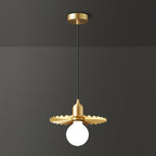 Rozeta Suspension en Laiton Plissé Moderne - Neutralighting