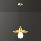 Rozeta Suspension en Laiton Plissé Moderne - Neutralighting