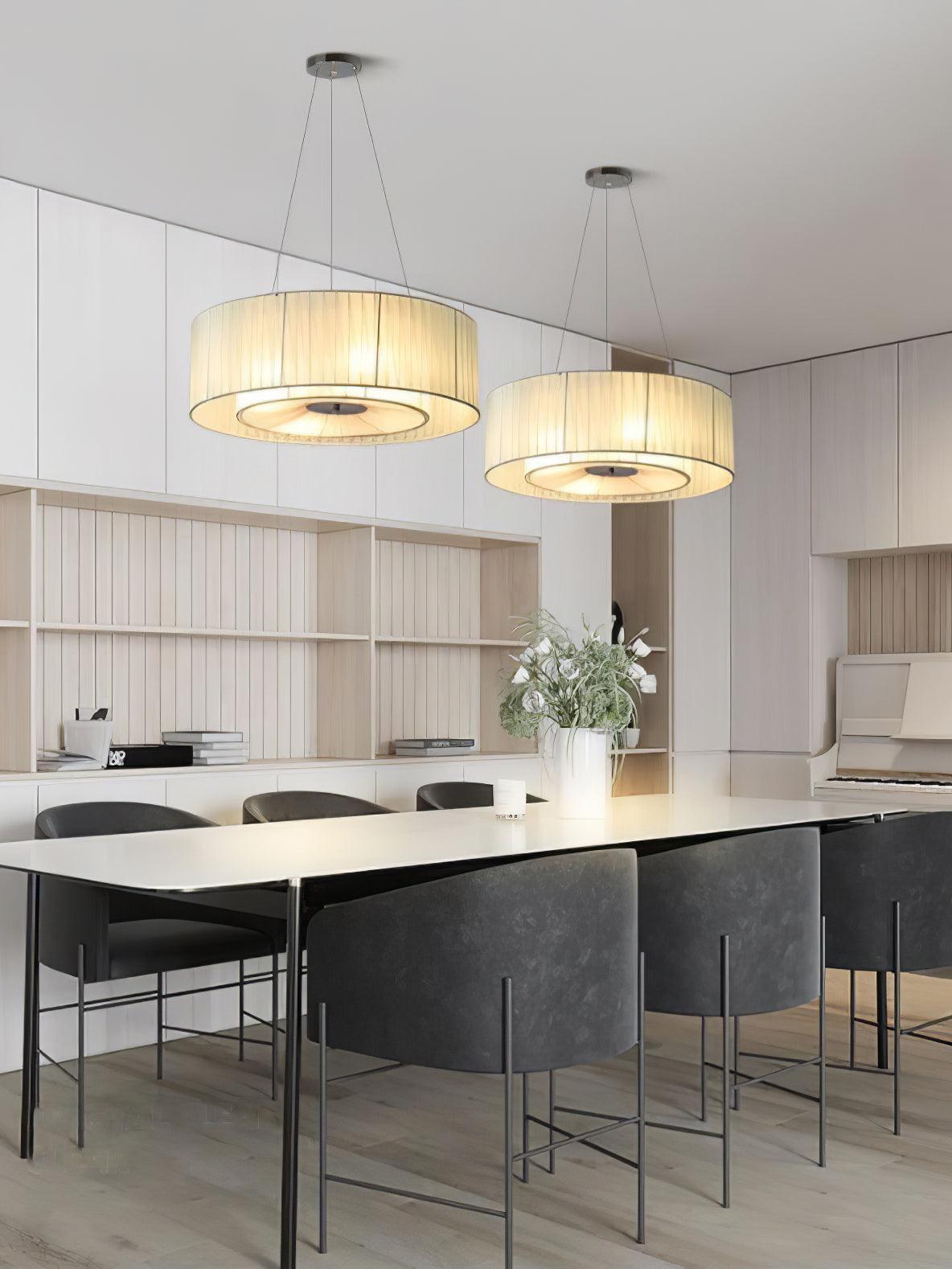 Leo Lampe Pendante Moderne en Tissu - Neutralighting