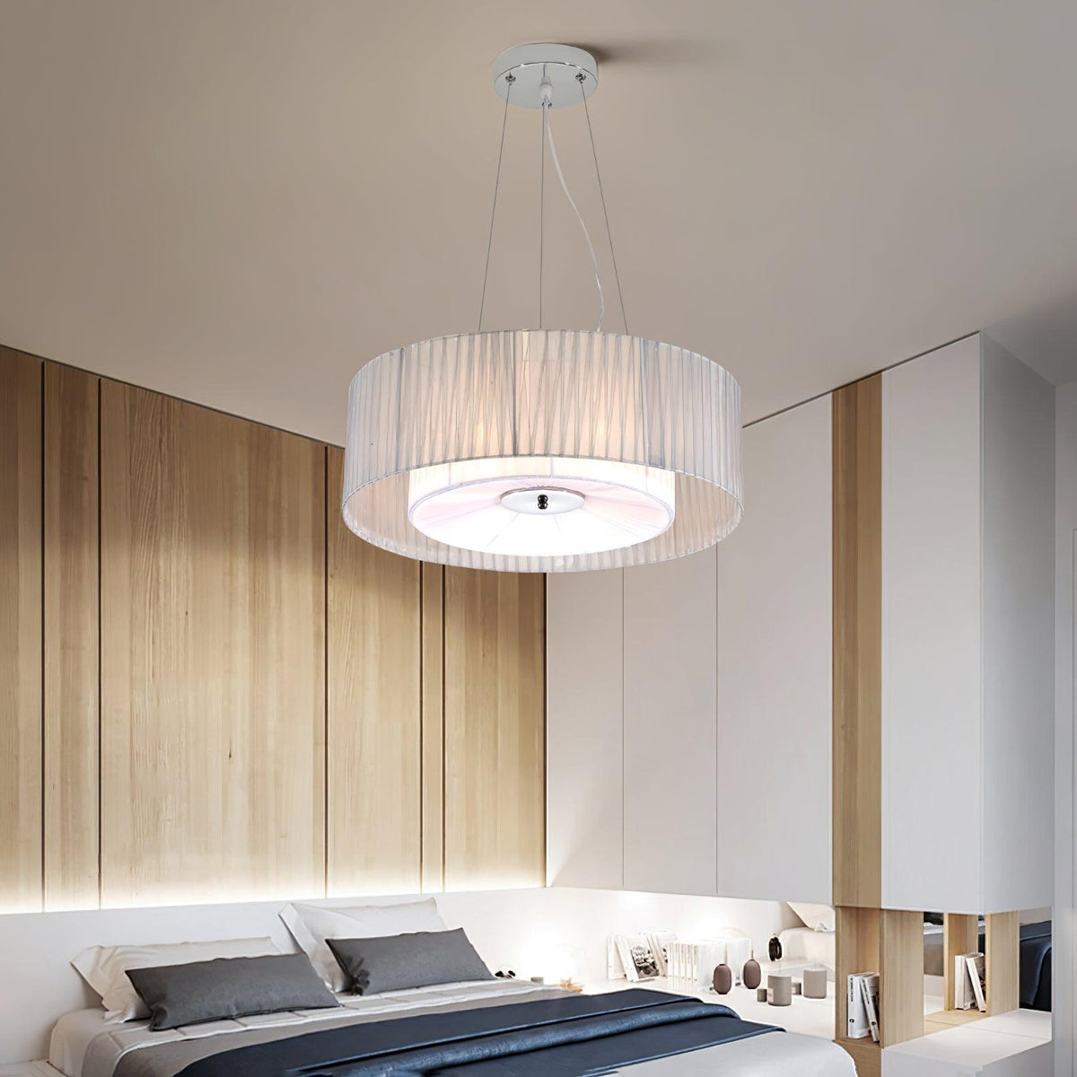 Leo Lampe Pendante Moderne en Tissu - Neutralighting