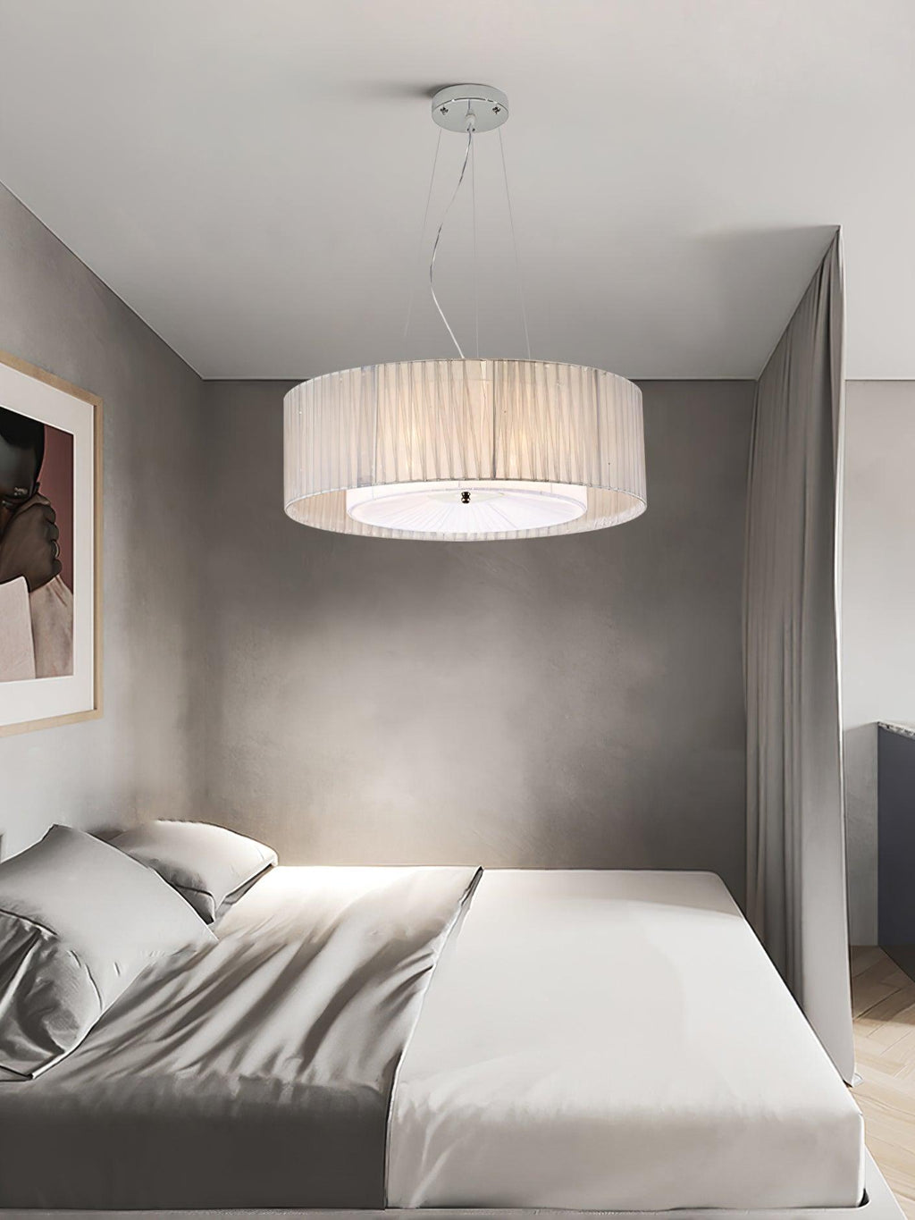 Leo Lampe Pendante Moderne en Tissu - Neutralighting