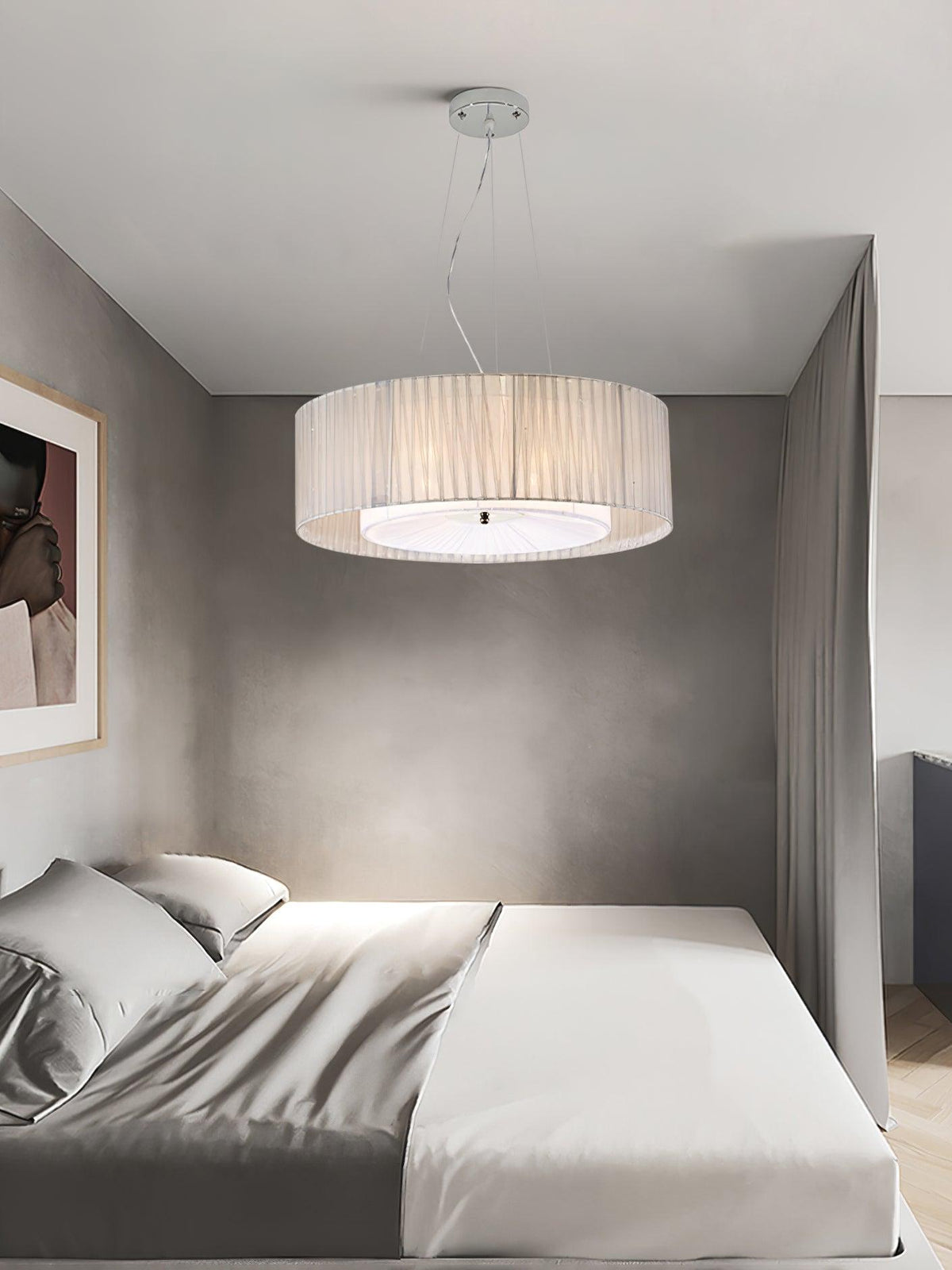 Leo Lampe Pendante Moderne en Tissu - Neutralighting