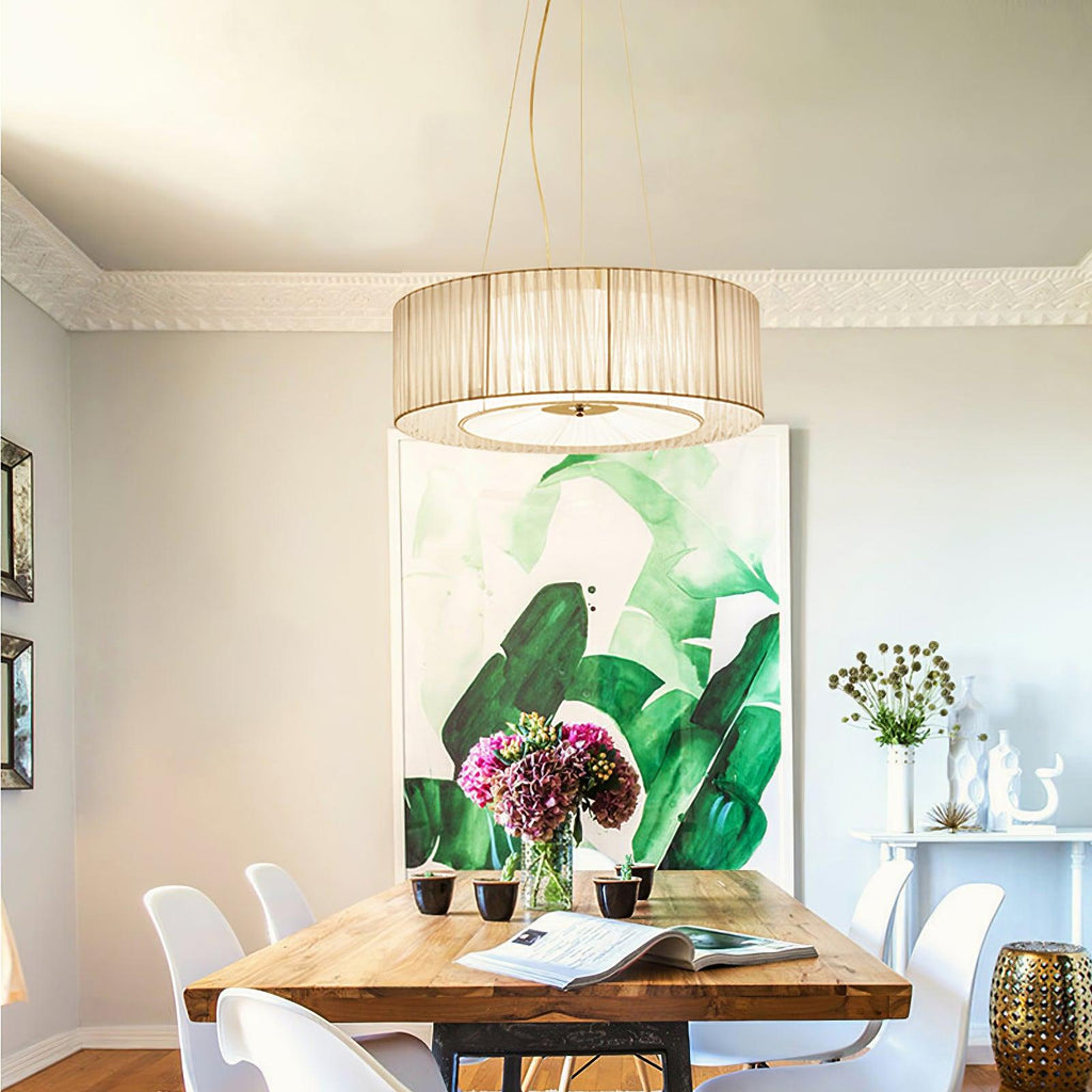 Leo Lampe Pendante Moderne en Tissu - Neutralighting