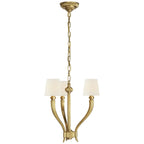 Olnoran Lustre Industriel Vintage Canne de Rivière Tissu - Neutralighting
