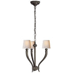 Olnoran Lustre Industriel Vintage Canne de Rivière Tissu - Neutralighting