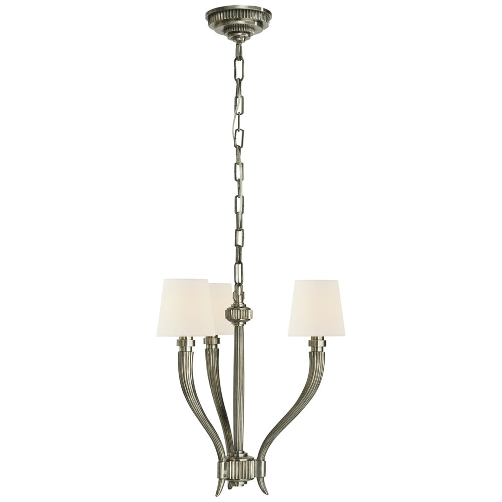 Olnoran Lustre Industriel Vintage Canne de Rivière Tissu - Neutralighting