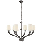 Olnoran Lustre Industriel Vintage Canne de Rivière Tissu - Neutralighting