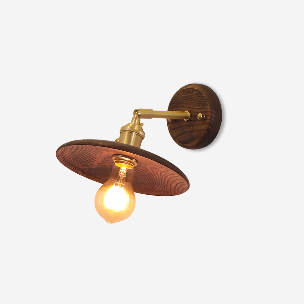 Runia Applique Murale Rotative en Bois - Neutralighting
