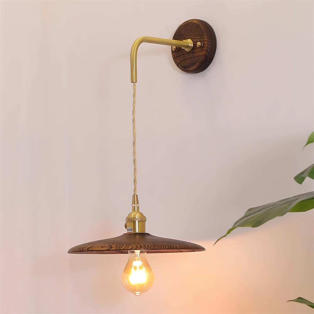 Runia Applique Murale Rotative en Bois - Neutralighting