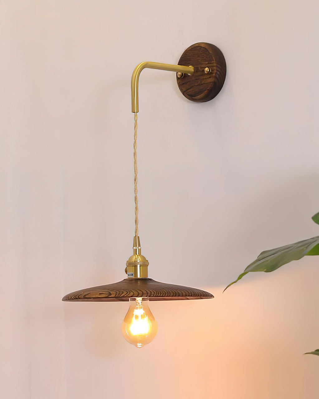 Runia Applique Murale Rotative en Bois - Neutralighting
