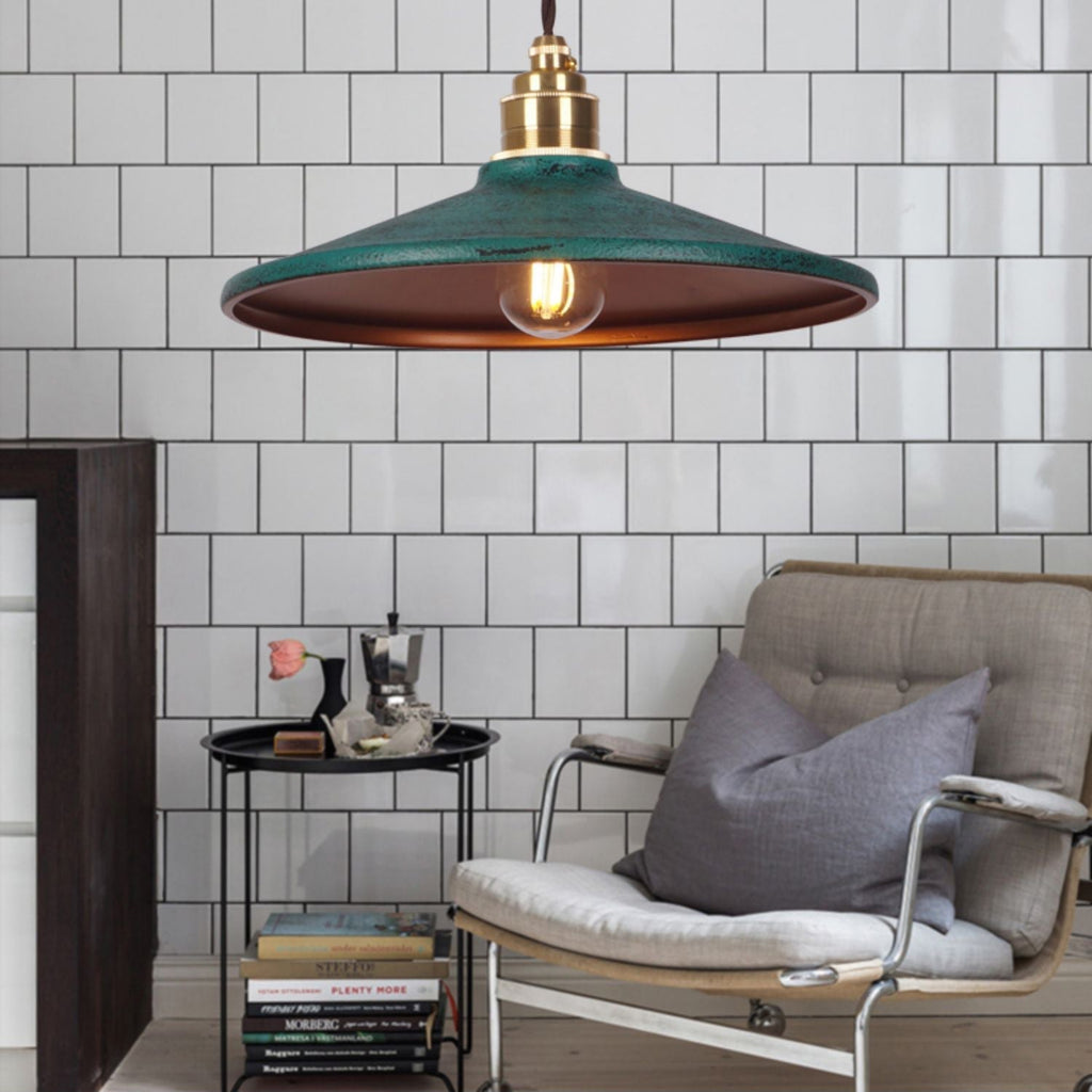 Vevyniel Suspension Métallique à Abat-jour en Forme de Soucoupe Rustique - Neutralighting