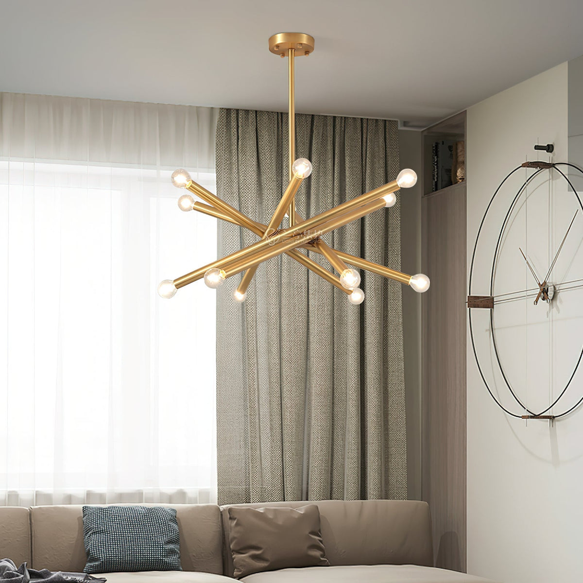 Erliren Lustre Métallique Moderne Minimaliste - Neutralighting