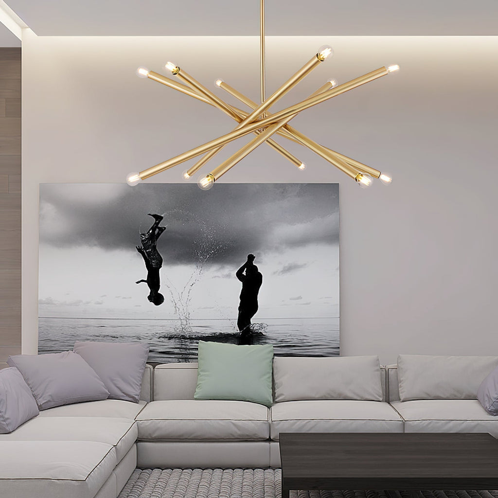 Erliren Lustre Métallique Moderne Minimaliste - Neutralighting