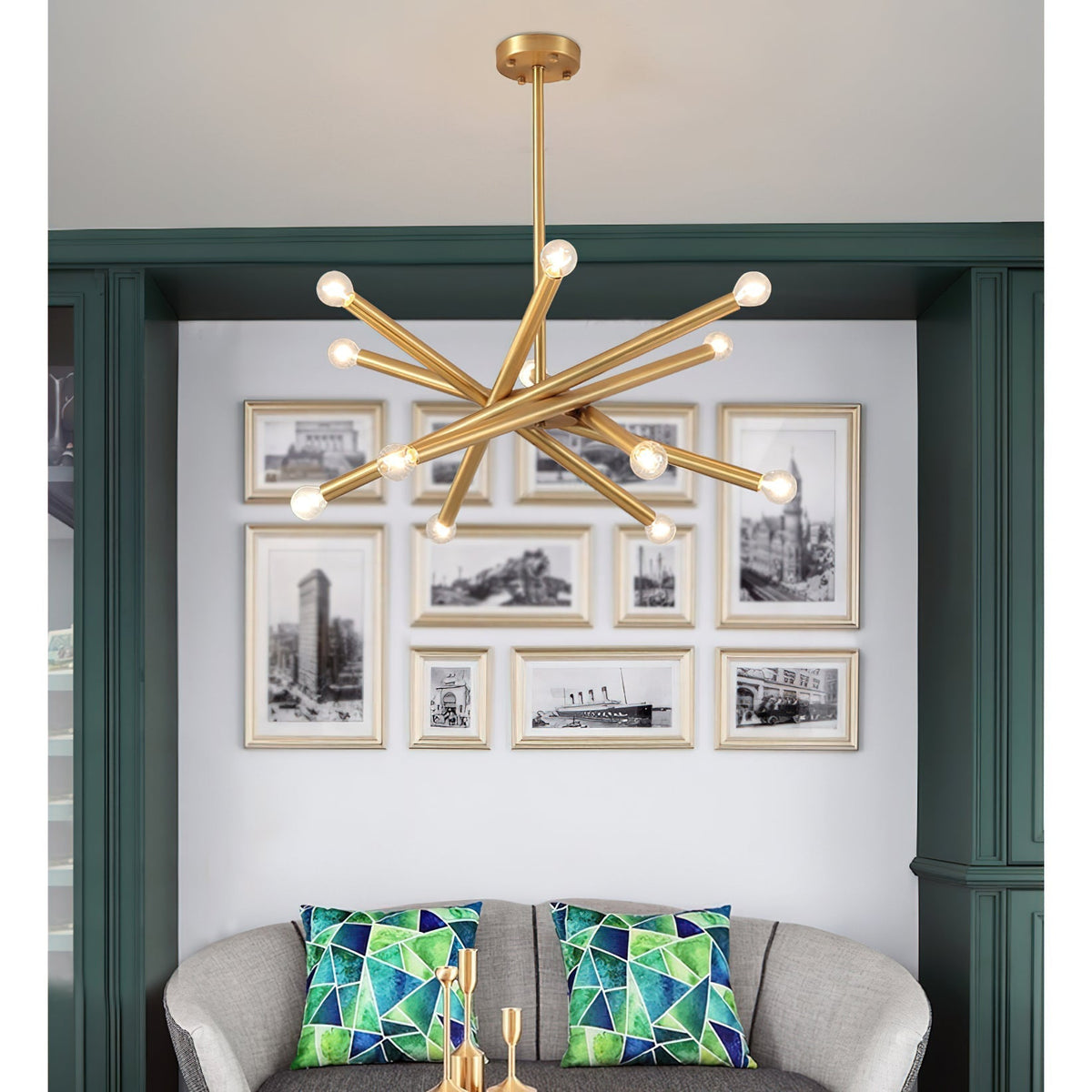 Erliren Lustre Métallique Moderne Minimaliste - Neutralighting