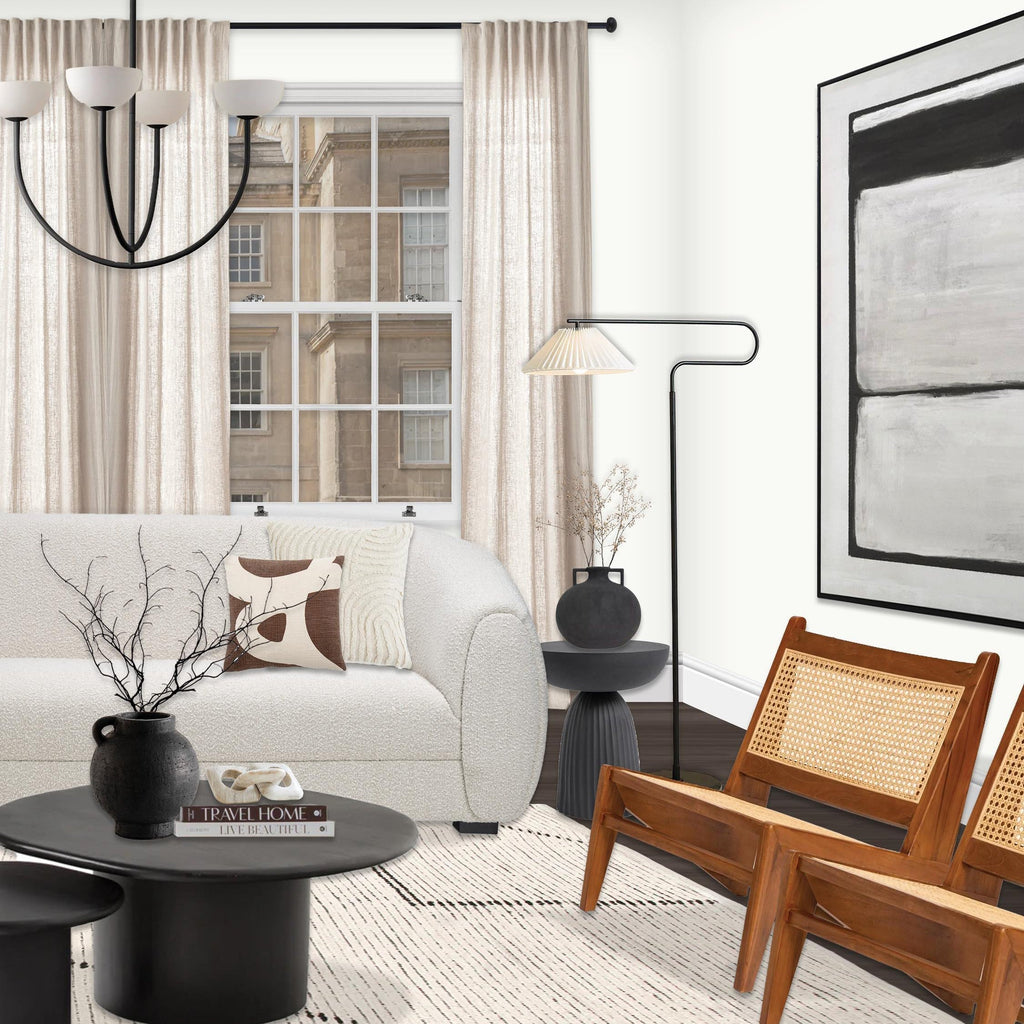 Sytala Lustre en Métal et Céramique Moderne Minimaliste - Neutralighting