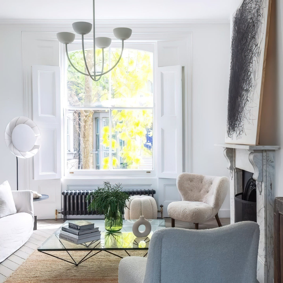 Sytala Lustre en Métal et Céramique Moderne Minimaliste - Neutralighting