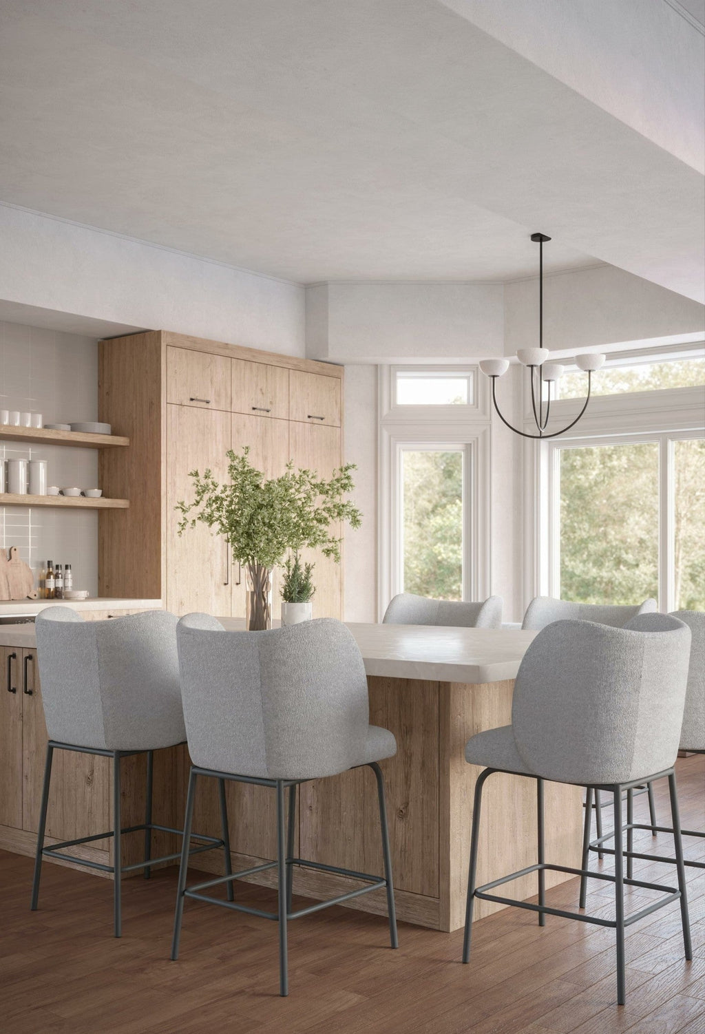 Sytala Lustre en Métal et Céramique Moderne Minimaliste - Neutralighting