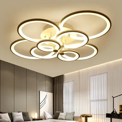 Plafonnier led moderne à intensité variable pour intérieur Évrard Arabella - Une Note Actuelle dans le Décor