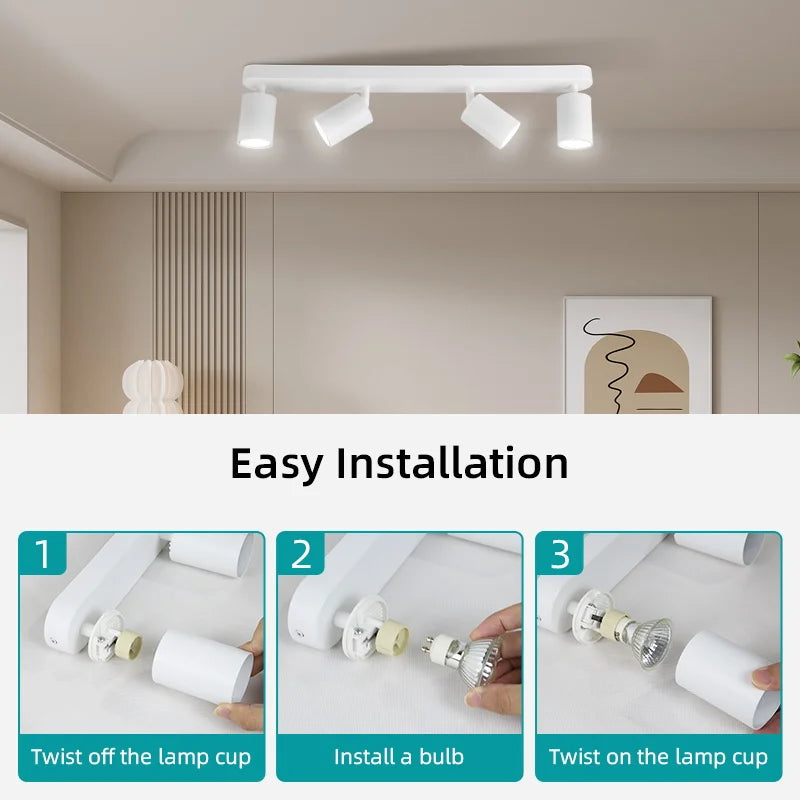 Spot — LED sur rail pour éclairage intérieur décoratif