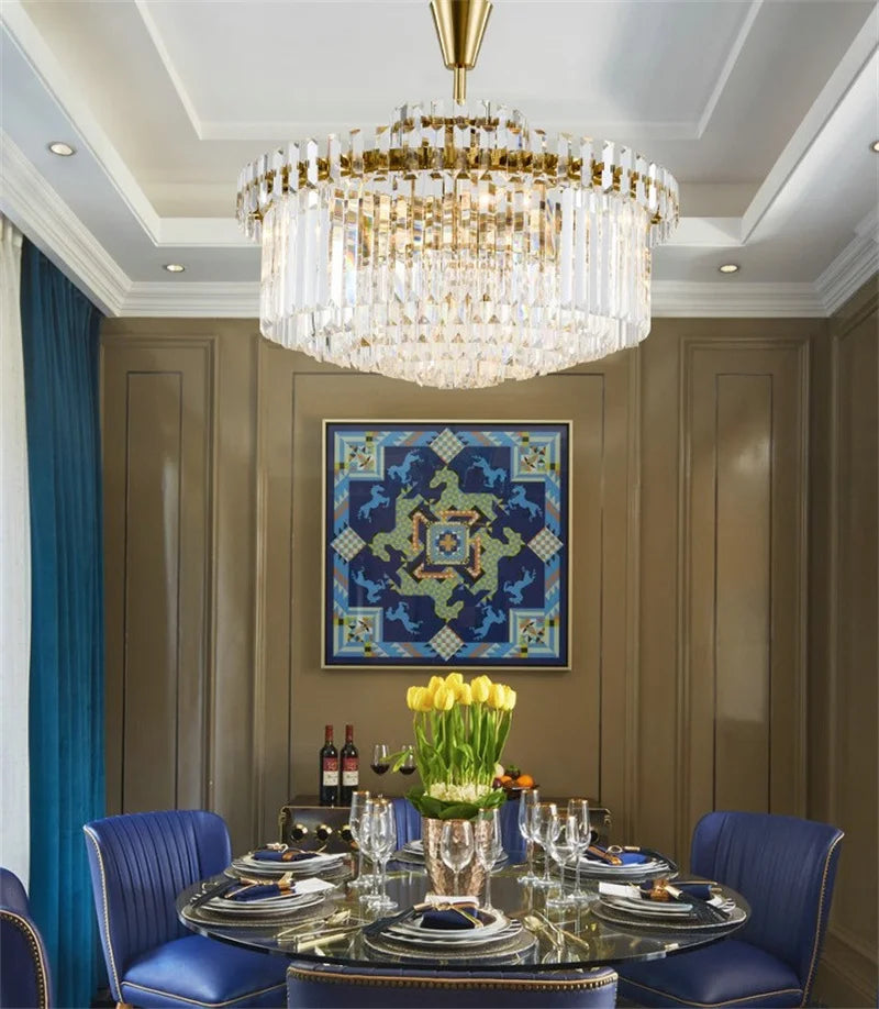 Lustre — Moderne en cristal design haut de gamme pour intérieur élégant