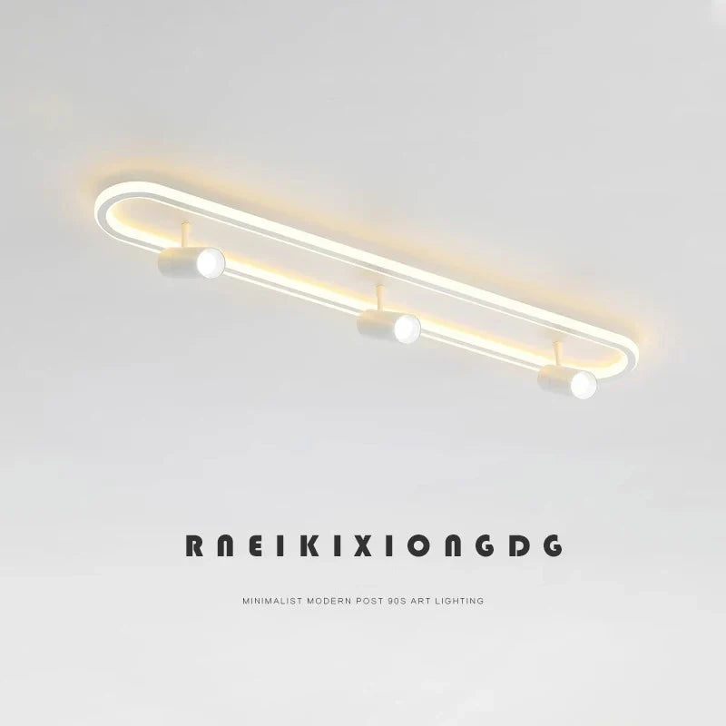 Spot éclairage led intérieur déco minimaliste moderne pour lustre Albane Silhouette - Lignes Épurées & Atmosphère Sereine