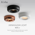 Plafonnier led intégré design pour éclairage moderne discret Lysandre Solstice - Une Note Actuelle dans le Décor