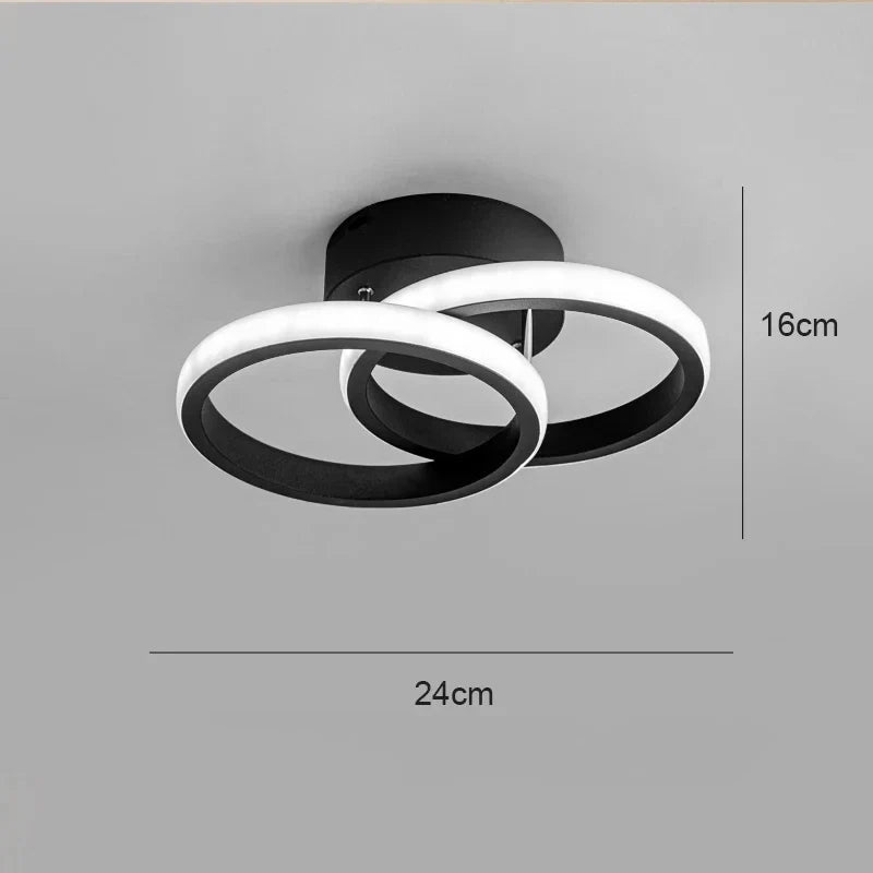 Plafonnier moderne à leds pour décoration intérieure et extérieure Naëlle Tempo - Esprit Contemporain & Décor Élégant