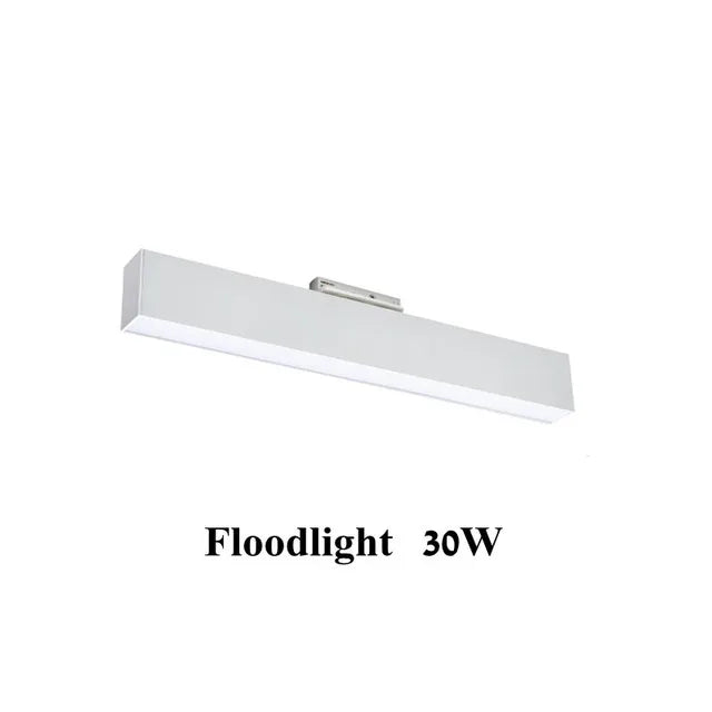 Plafonnier cree led rail éclairage pour magasins et intérieurs modernes Béryl Onde en Aluminium - Caractère & Élégance dans le Décor