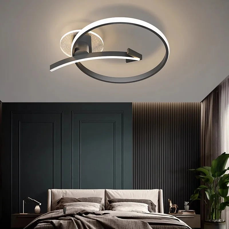 Plafonnier nordique intelligent pour éclairage intérieur moderne Madeleine Chant - Esprit Épuré & Harmonie Intérieure