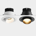Plafonnier style zoom angle réglable encastré led downlight cob Isaure Sérénade en Aluminium - Caractère & Élégance dans le Décor