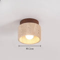 Plafonnier — En pierre minimaliste pour une ambiance apaisante