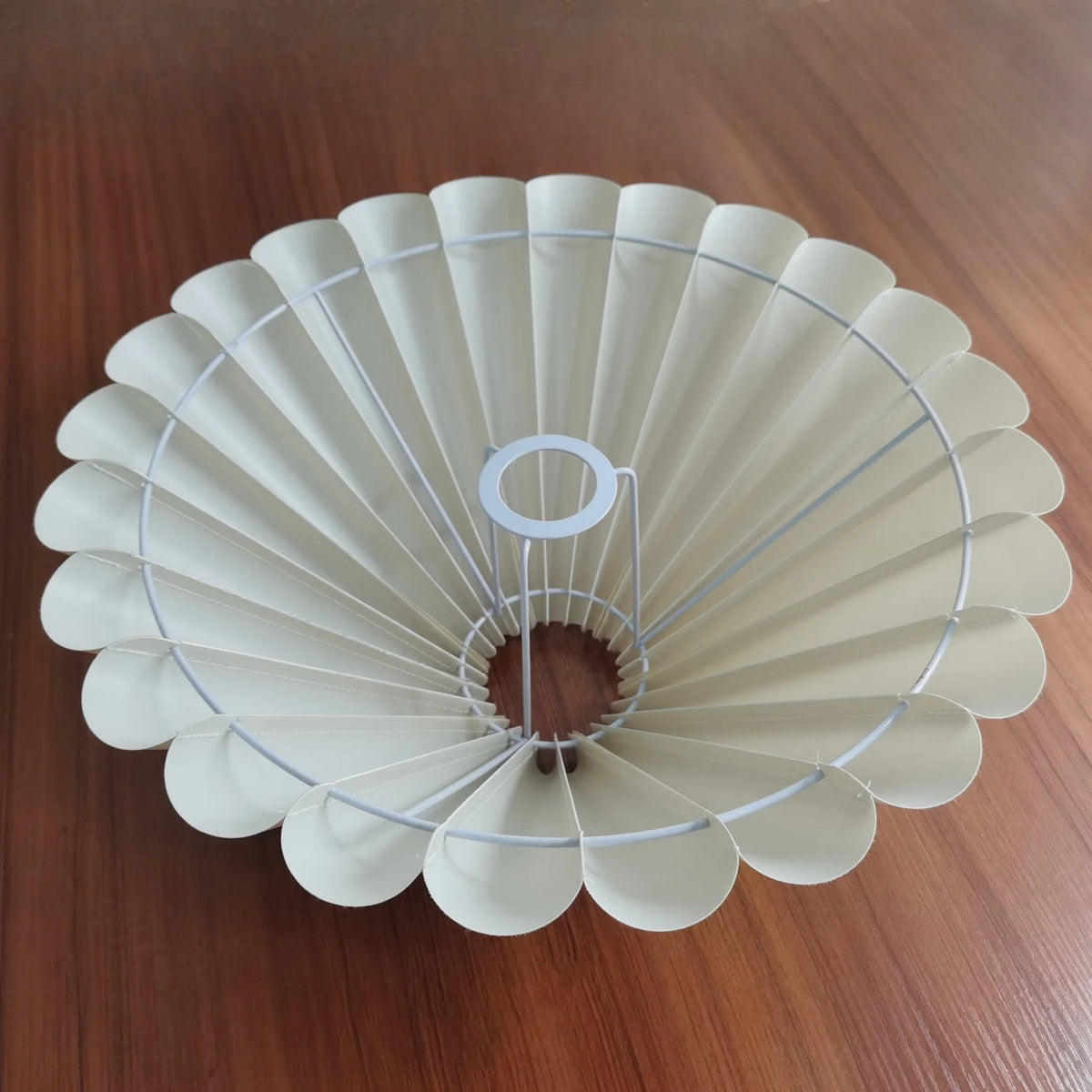 Abat-jour pétales démontable en tissu pour lampe à poser et lampadaire E26 E27 – Pétalys
