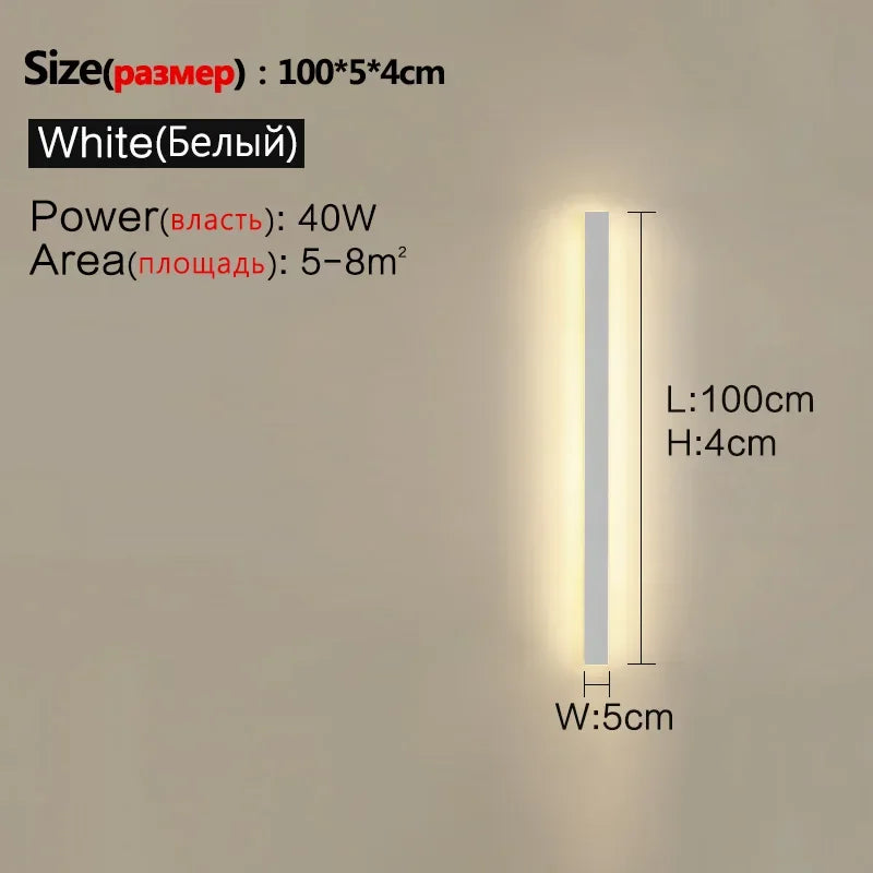 Applique murale — Extérieure à LED étanche pour éclairage décoratif