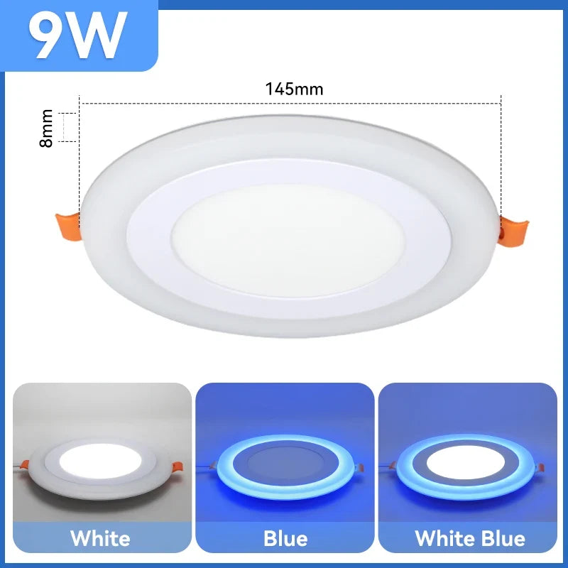 Plafonnier encastré à led lumière froide design moderne pour intérieur Nora Nocturne - Esprit Contemporain & Décor Élégant
