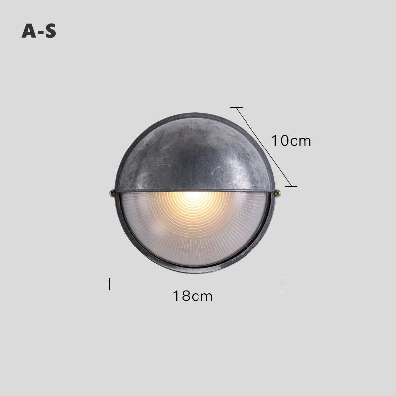 Applique murale — LED rétro industrielle étanche pour extérieur et jardin