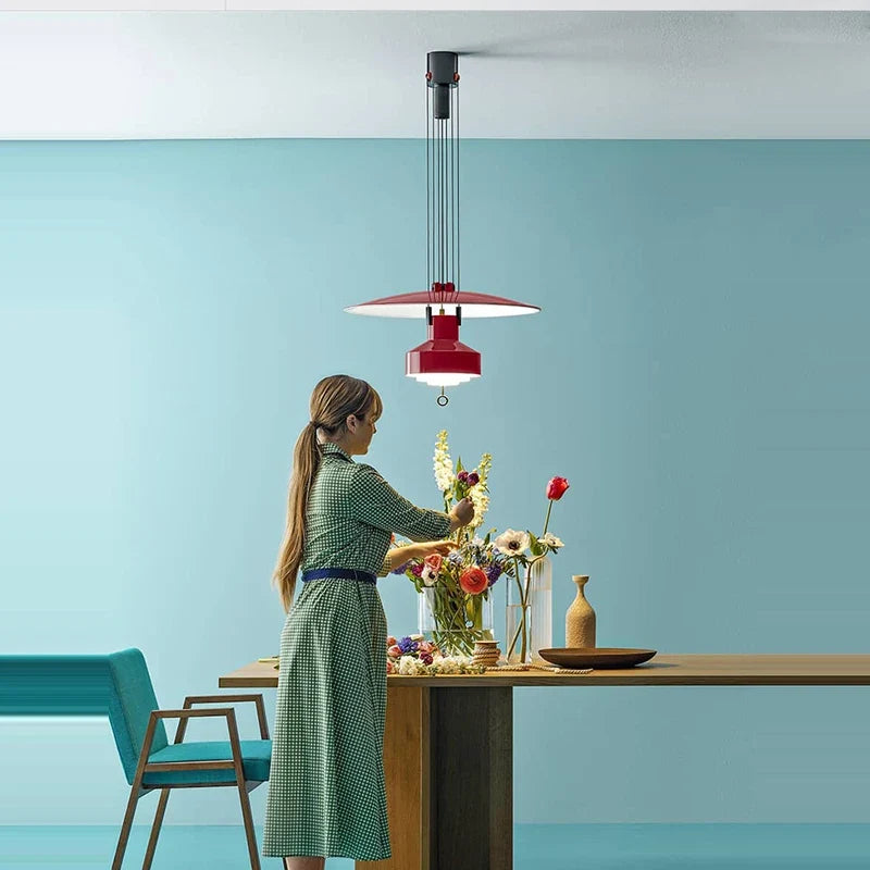 Lustre — Italien flexible en aluminium avec LED dimmable