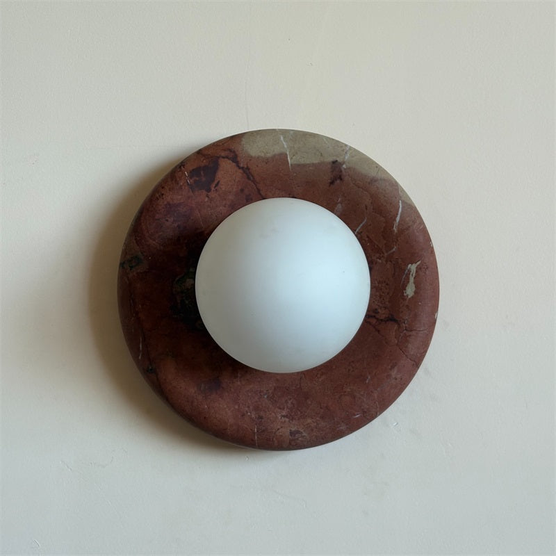 Vomire Applique Murale en Marbre Rouge Nordique Premium - Neutralighting