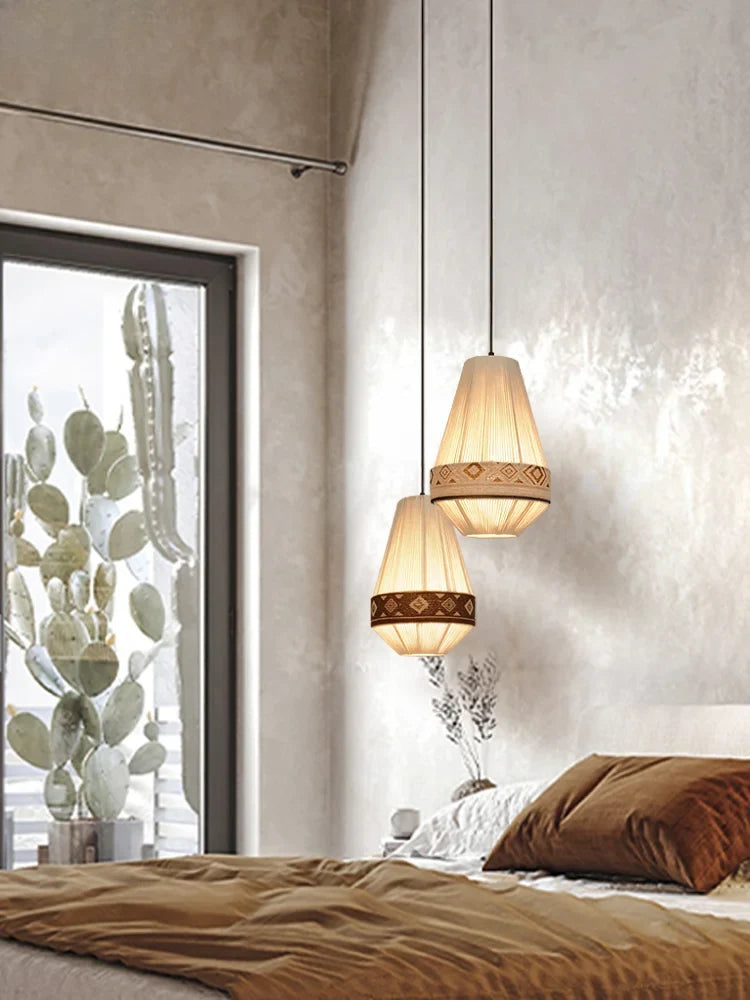 Lustre Bohème Jules Sillage en Corde