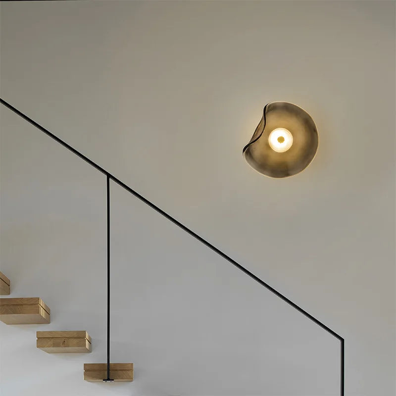 Applique murale led art déco en verre pour intérieur élégant Ilona Cadence - Jeux de Reflets & Harmonie Intérieure