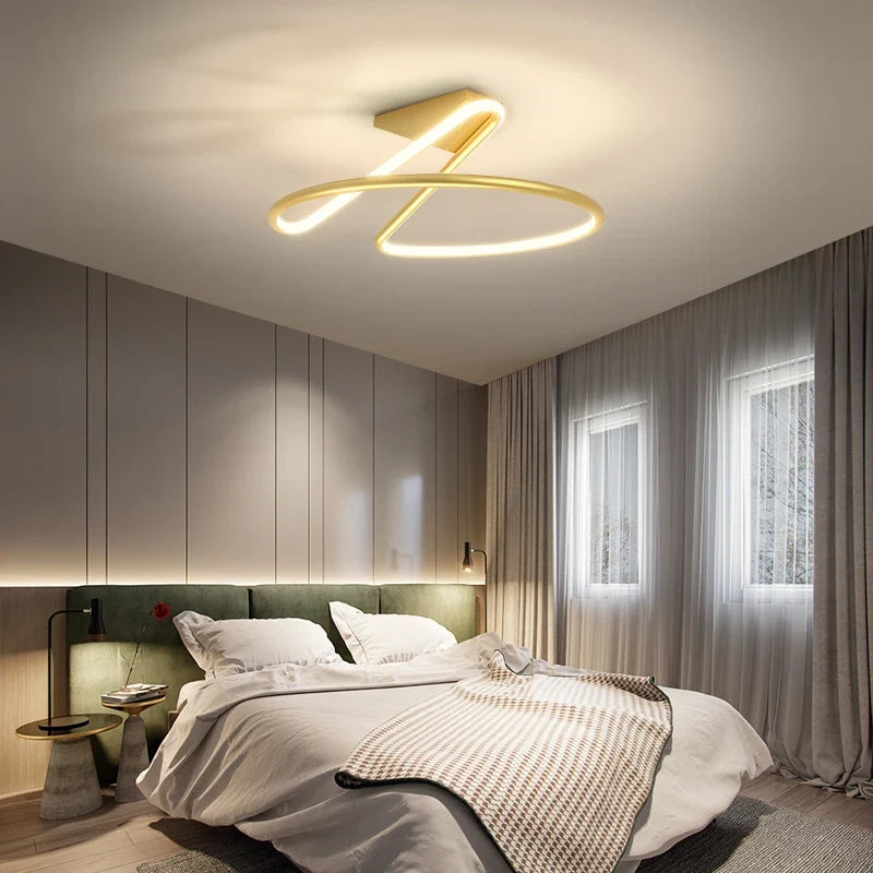 Plafonnier — TONDI moderne minimaliste LED lustre pour couloir allée chambre salon plafonnier luminaires