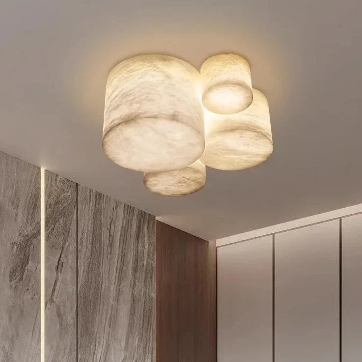 Plafonnier — Petit plafonnier LED en marbre espagnol