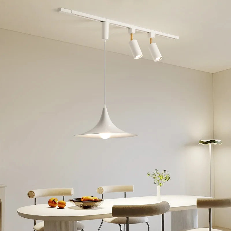 Suspension led en bois pour table à manger nordique Jules Unisson - Une Présence Sobre et Élégante
