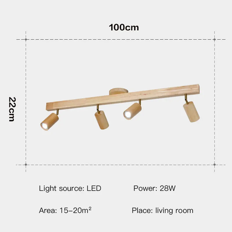 Plafonnier led moderne en bois pour intérieur élégant Astrid Cime - Le Charme du Bois au Quotidien