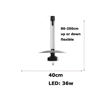 Lustre — Italien flexible en aluminium avec LED dimmable